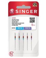 Leer naalden Singer 5 st. 2032 dikte 90 en 100