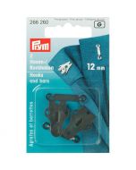Broek en rokhaken 12 mm zwart, 2 stuks Prym
