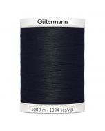 Gütermann Naaigaren 1000 m, kleur 000, zwart