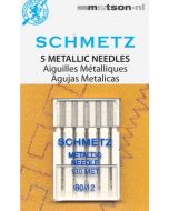 Schmetz naalden metallic 80, 5 st